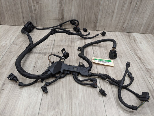 14-19 OEM BMW F15 F16 X5 X6 Engine N63 Wire Wiring Harness Cable