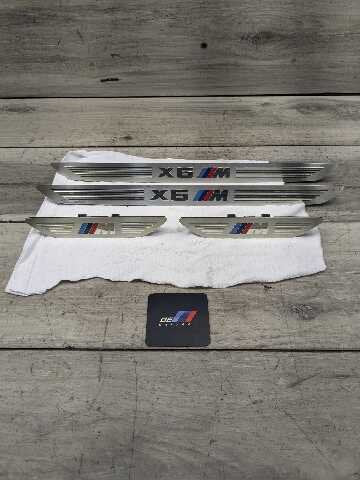 OEM BMW F16 F86 X6 X6M Front Rear Left Right Door Cover Trim Sill Kick Plate SET