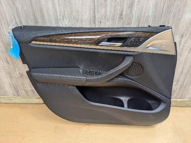 18-23 OEM BMW G01 X3 FRONT LEFT DRIVER Side Door Panel Card Trim Cover Black