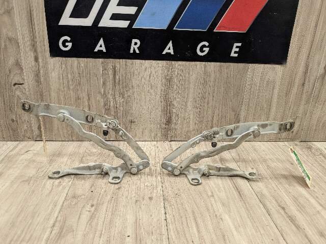 03-08 OEM BMW E85 Z4 Rear Left Right Trunk Lid Hinges PAIR White 300