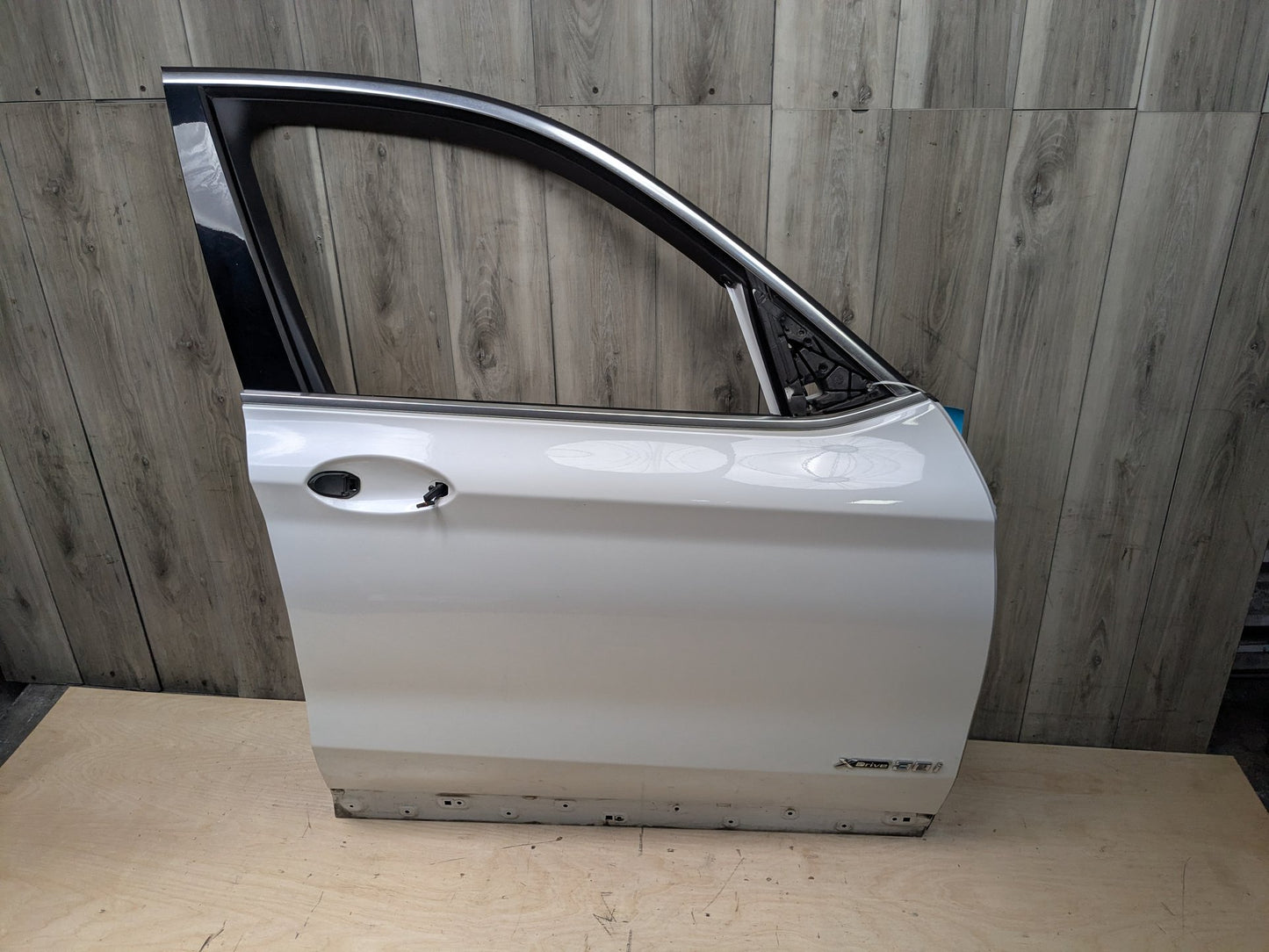 18-24 OEM BMW F97 G01 X3 X3M Front Right Passenger Side Door Shell Panel White MINERALWEISS METALLIC (A96)