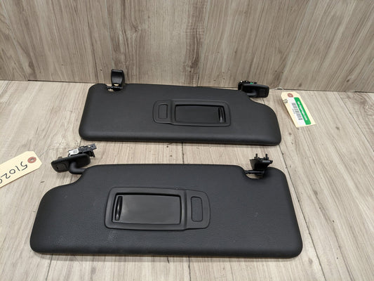 16-22 OEM BMW F48 X1 28i 28iX Left Driver Right Passenger Sun Visors SET Black