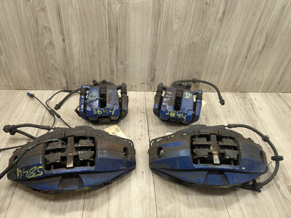 17-23 OEM BMW G30 540 M550 Front Rear Left Right Brake M SPORT Calipers SET Blue
