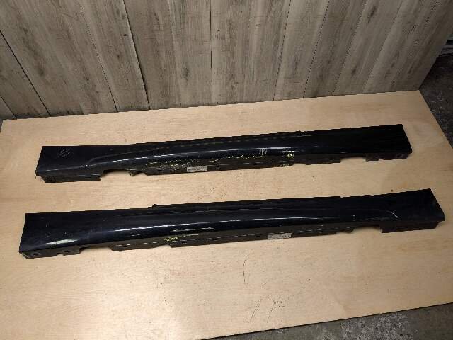 OEM BMW E82 E88 128 135 M SPORT Left Right Side Skirt Rocker Panel Black 668