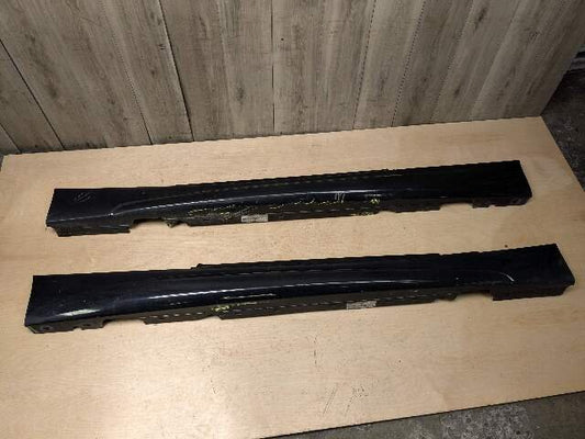 OEM BMW E82 E88 128 135 M SPORT Left Right Side Skirt Rocker Panel Black 668