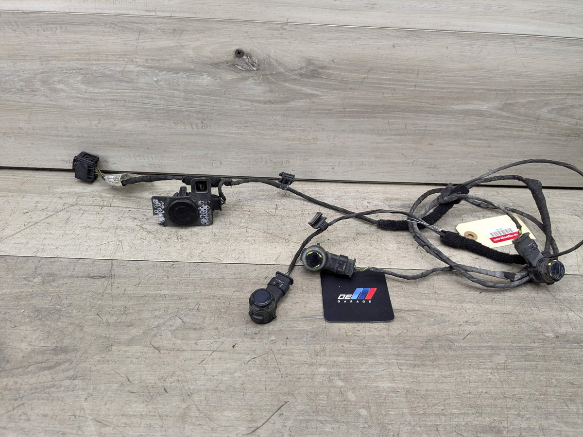 NOTE* OEM BMW F15 X5 REAR Parking Distance Sonic Sensor PDC Harness Black 416