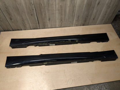 OEM BMW E82 E88 128 135 M SPORT Left Right Side Skirt Rocker Panel Black 668