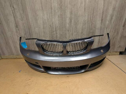 08-13 OEM BMW E82 E88 135 M SPORT Front Bumper Cover w/ Grilles Gray A52
