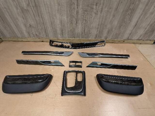 16-19 OEM BMW G12 750 Left Right Center Dash Interior Door Seat Panel Trim SET