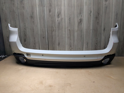 14-18 OEM BMW F15 X5 Rear Bumper Cover PDC Holes w/ Diffuser N55 N57 White 300 ALPINWEISS III (300)