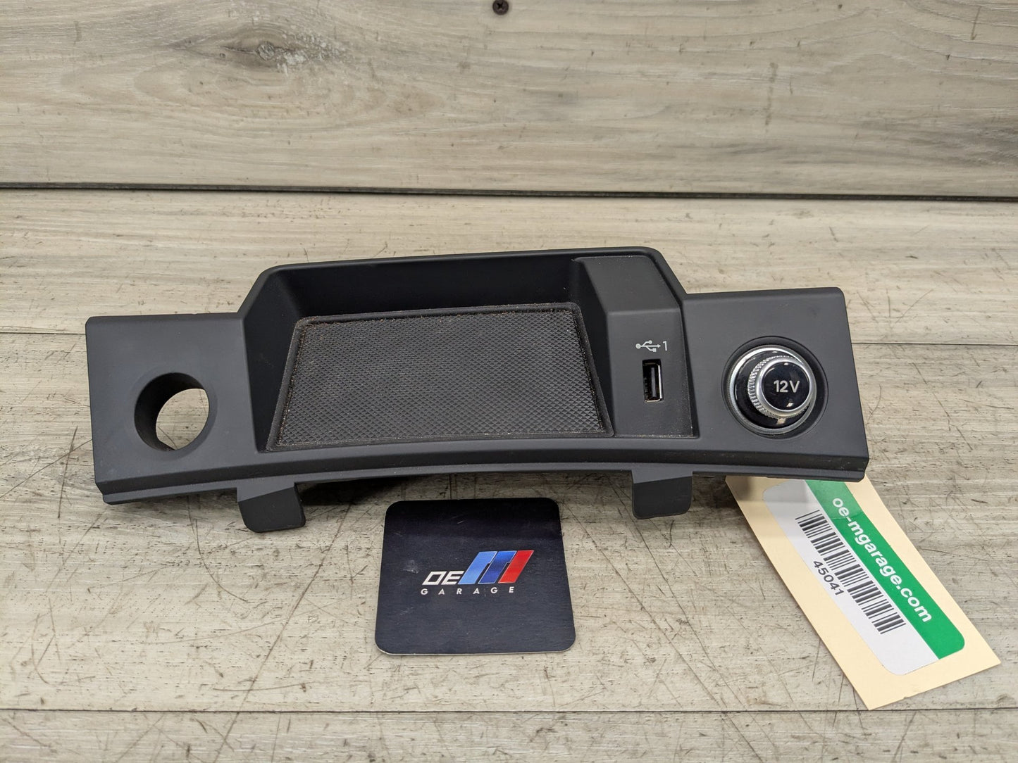 18-24 OEM AUDI Q5 SQ5 Center Console Storage Tray Box USB Port Panel Trim
