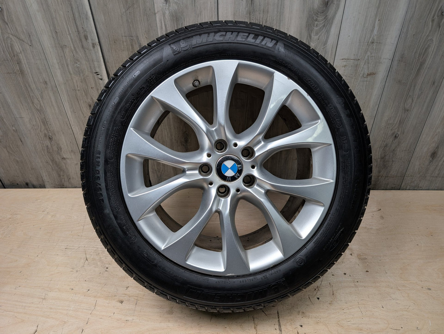 *14-18 OEM BMW F15 X5 Wheel Rim 19x9 ET48 5x120 V-Spoke Style 450