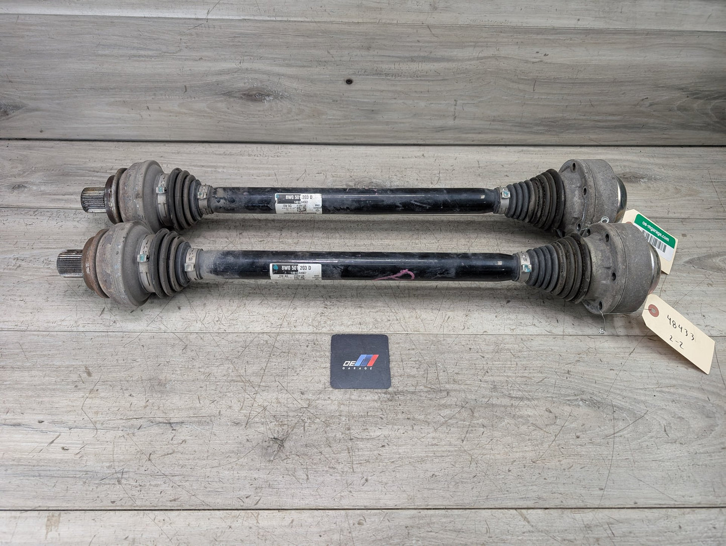 2017 Audi A4 B9 Rear Left or Right Half Shaft Output CV Axle 0 OEM AUDI A4 A5 Quattro Rear Left Right Driver Passenger Half Shaft CV Axle PAIR