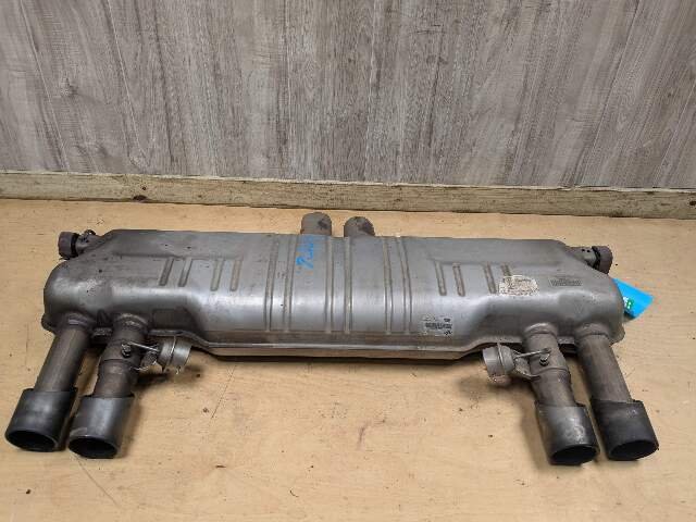 10-14 FOR BMW E70 E71 X5M X6M S63 Rear Exhaust Muffler w/ Dual Tips