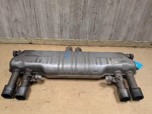 10-14 FOR BMW E70 E71 X5M X6M S63 Rear Exhaust Muffler w/ Dual Tips