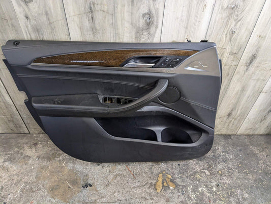 2019 BMW X3 G01 Front Left Driver Interior Door Panel Card 7410281 OEM BMW G01 X3 FRONT Left Driver SIde Interior Door Panel Card Trim Cover Black OEM