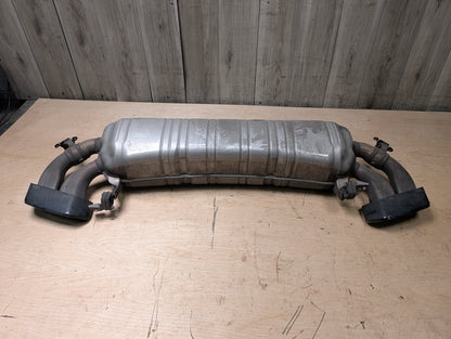 16-19 OEM BMW G11 G12 750i 750iX Engine N63R Rear Exhaust Pipe Muffler M SPORT