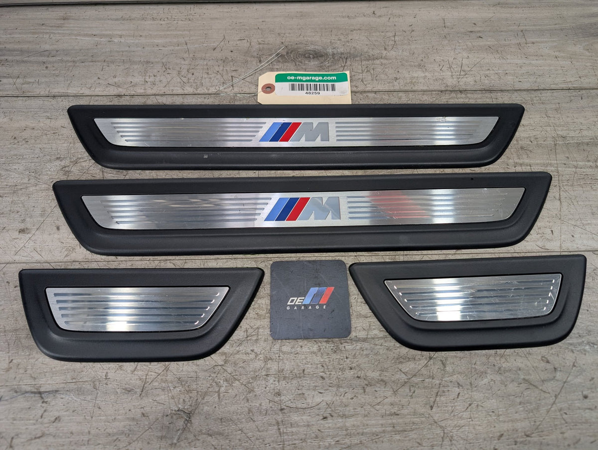 OEM BMW F25 F26 X3 X4 M SPORT Front Rear Left Right Door Sill Cover Trims SET