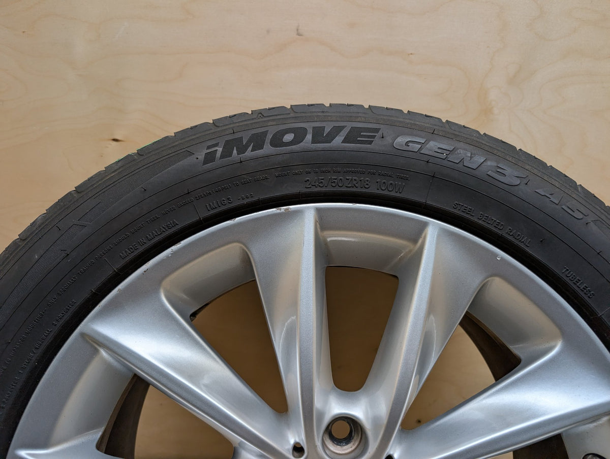 11-18 OEM BMW F25 F26 X3 X4 Alloy Rim Wheel 18x8" ET43 V Spoke Style 307