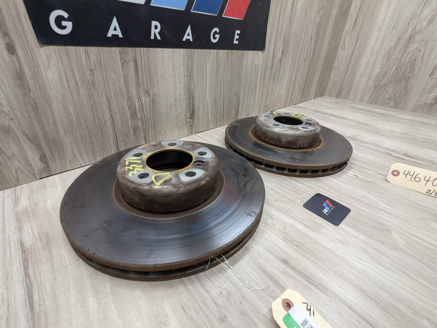 2016 BMW 340i F30 Front Left Right Brake Disc Rotors SET 6792233