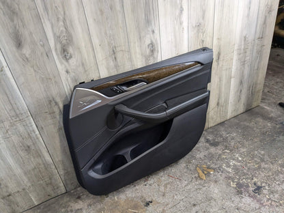2019 BMW X3 G01 Front Right Passenger Interior Door Panel Card 7410282 OEM BMW G01 X3 FRONT Right Passenger Interior Door Panel Card Trim Cover Black OEM