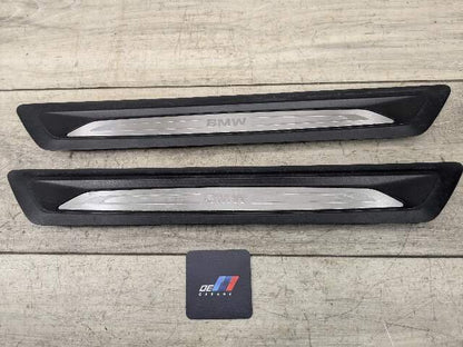 *12-20 OEM BMW F30 F34 F36 Front Rear Left Right Door Sill Cover Trims SET