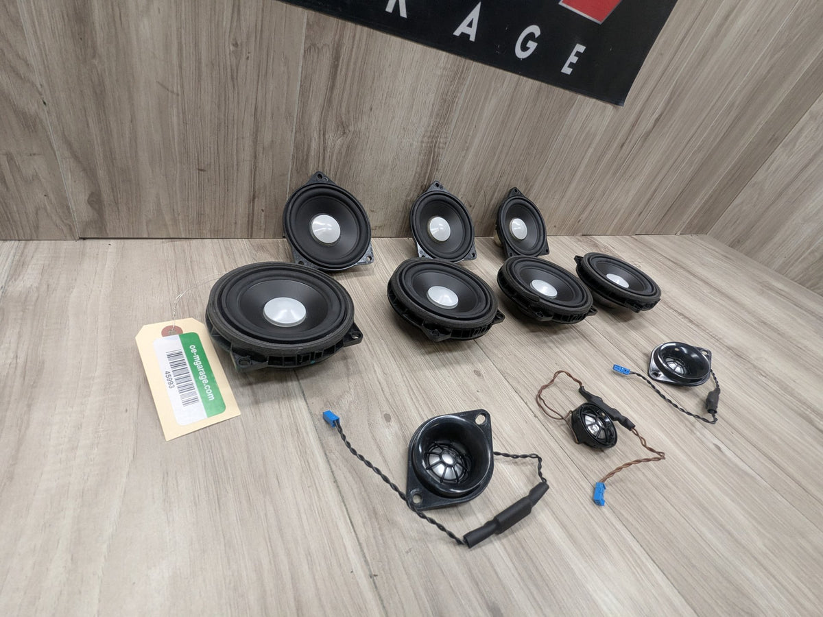 2018 BMW M550i G30 Speakers SET 9368383 OEM BMW F22 F30 F80 G12 G30 HARMAN KARDON Audio Sound System Speaker SET (10) OEM