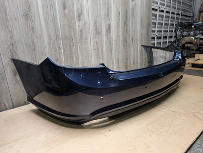 *10-13 OEM Mercedes A207 C207 W207 E350 E550 AMG Rear Bumper Cover w/ Diffuser Blue 890