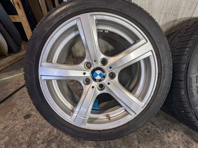 CURB RASH* OEM BMW E89 Z4 Wheels Rims Silver 17x8 ET:29 Star Spoke Style 290 SET