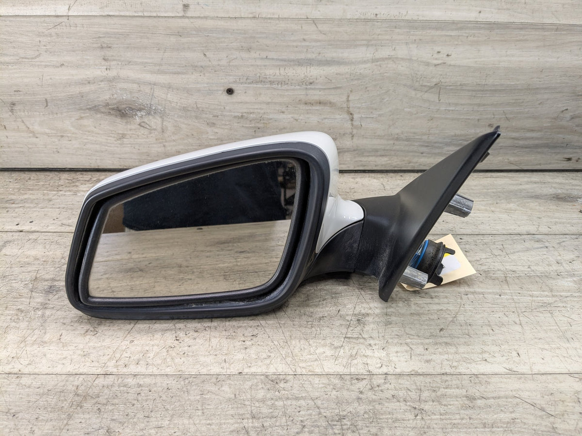 2011-2016 BMW 528i F10 Front Left Driver Side Mirror Assembly 7321843 *11-13 BMW F10 528 535 Left Driver Side Outside Mirror Camera Heated White 300