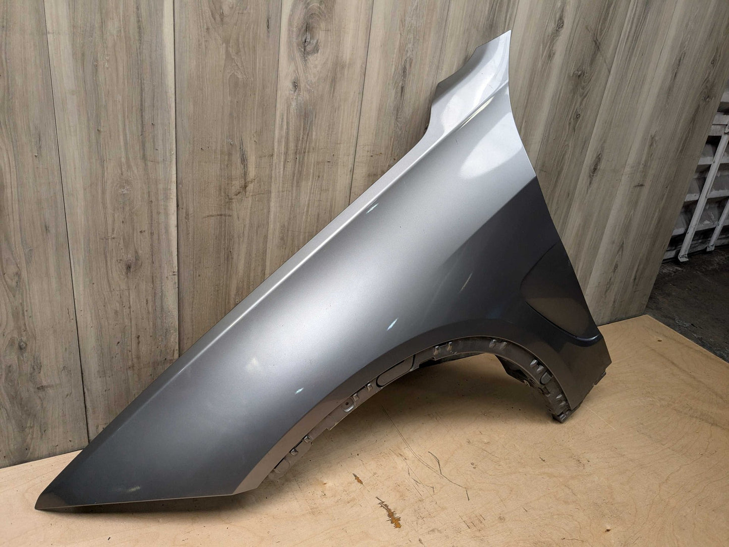 14-18 OEM BMW F15 X5 Front Left Driver Side Fender Panel Gray A52 SPACEGRAU METALLIC (A52)