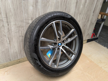 OEM BMW G01 G02 X3 X4 Wheel Rim 19x7.5 ET32 LM Rad Doppelspeiche Style 698M