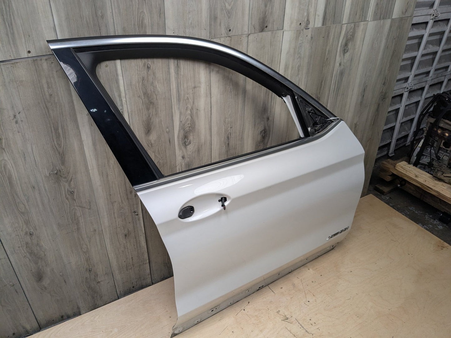 18-24 OEM BMW F97 G01 X3 X3M Front Right Passenger Side Door Shell Panel White MINERALWEISS METALLIC (A96)