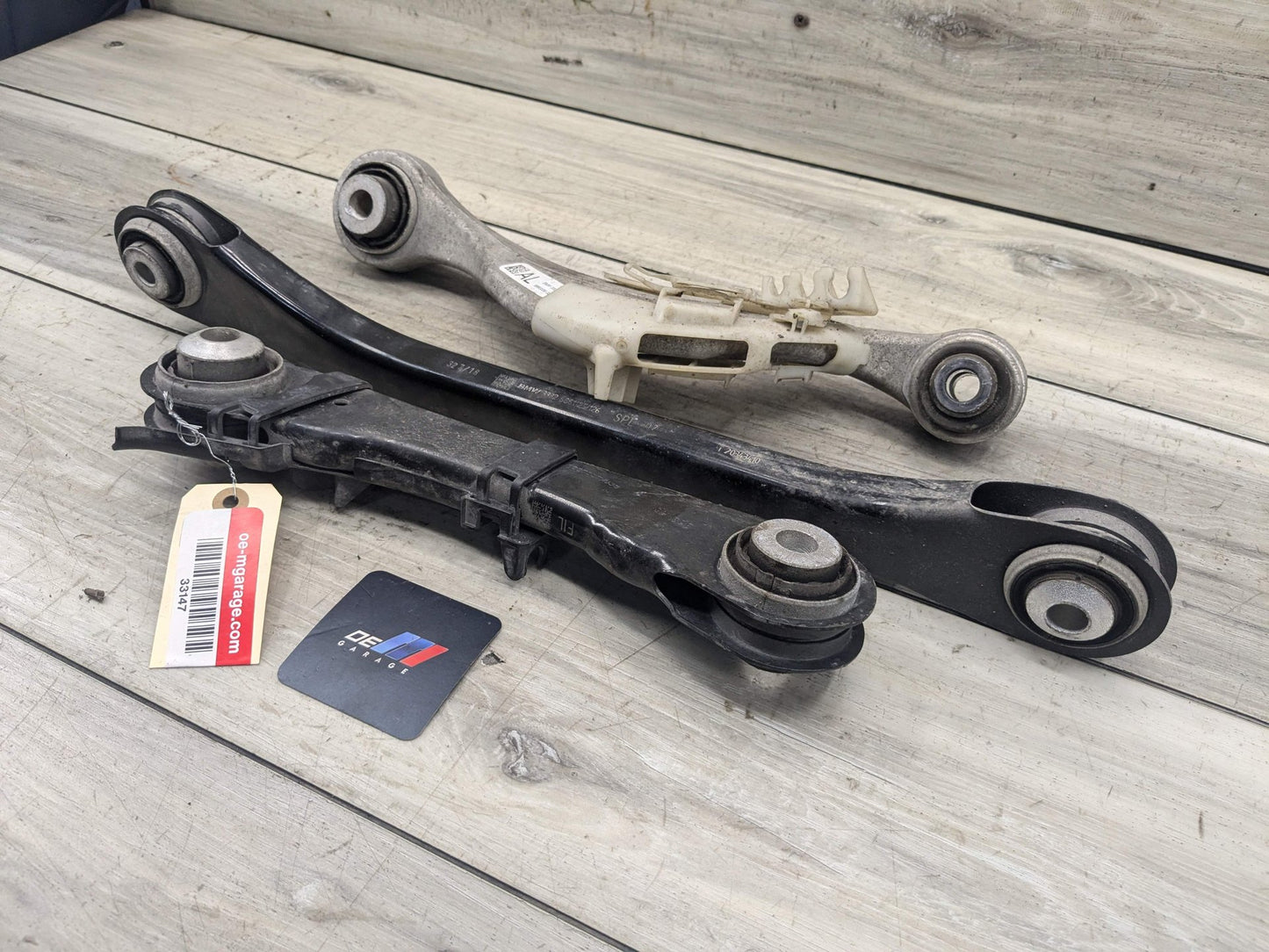 2019 BMW M550i G30 Rear Left Driver Control Arms SET 6883339 16-24 OEM BMW G11 G12 G14 G15 G16 G30 REAR Left Driver Upper Lower Control Arms