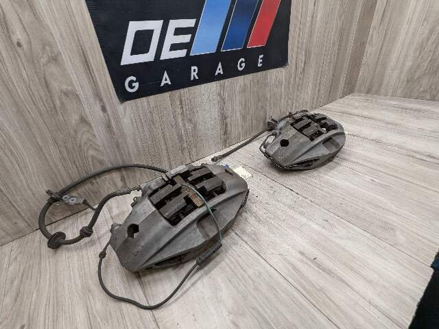 16-22 OEM BMW G11 G12 Front Left Right Driver Passenger Brake Caliper Gray SET