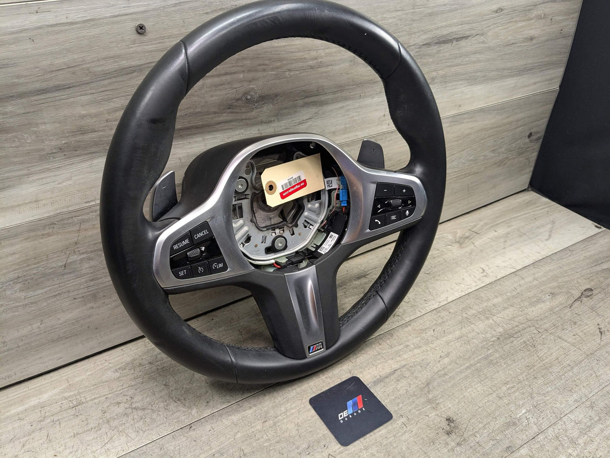 OEM BMW F44 G20 G22 G23 G26 G42 Leather Steering Wheel M SPORT Shifters
