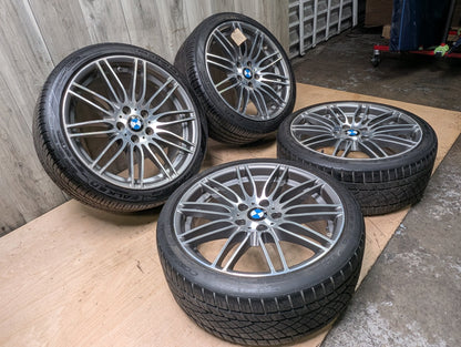 *OEM BMW E90 E91 E92 E93 Wheels Rims Front 19x8 ET37 Rear 19x9 ET39 LA Wheel Double Spoke 269 SET