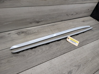 OEM BMW F15 F85 X5 X5M Front Left Right Windshield Side Drip Molding PAIR White