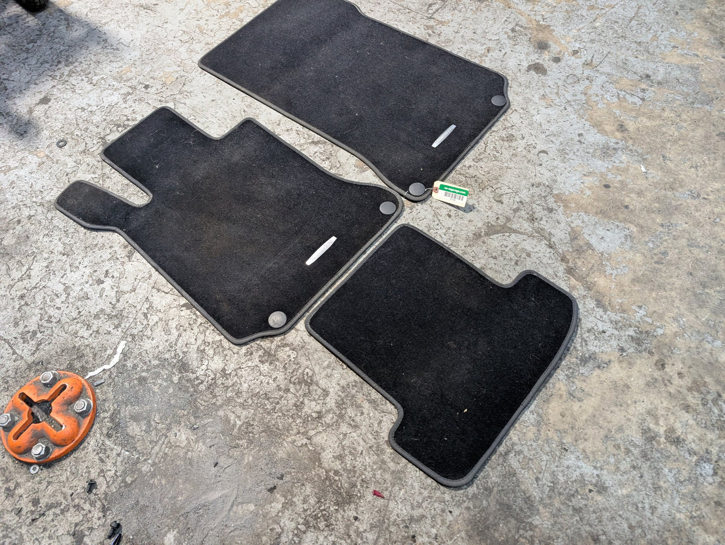 2009-2017 Mercedes-Benz E550 E-Class A207 Front Rear Left Right Mat Carpet Floor Mats SET A2076800648