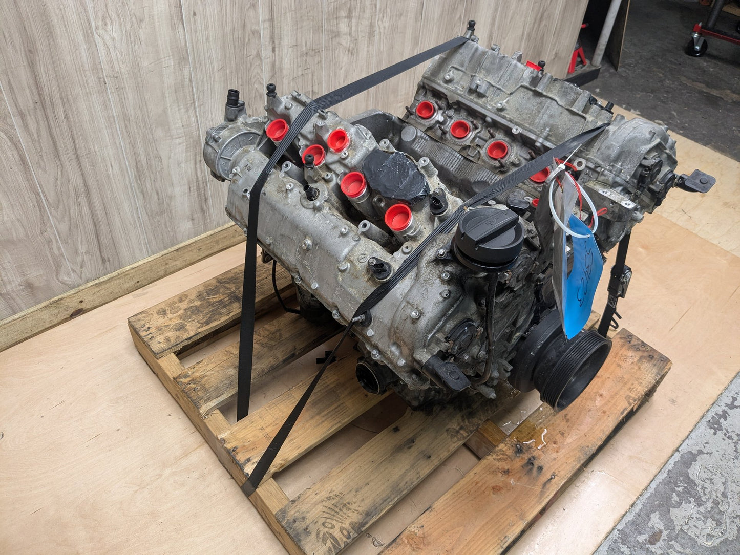 BMW G11 G12 G30 M550 750 AWD Engine Motor N63R N63B44C OEM 128k Ran!