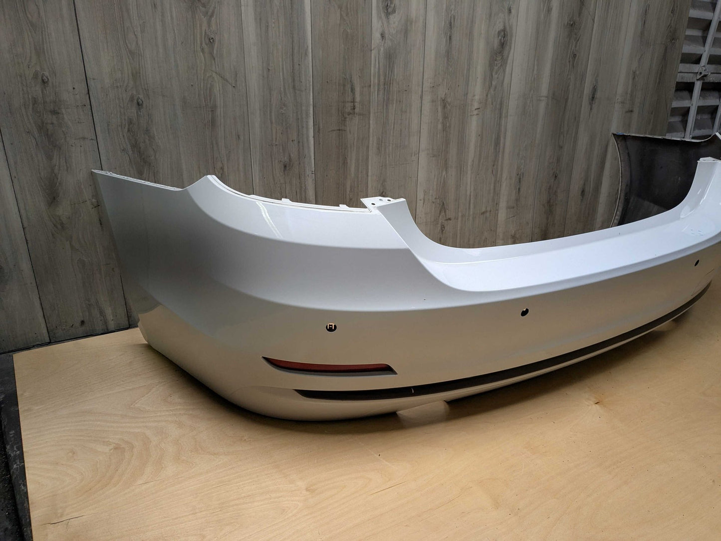 *14-17 OEM BMW F32 F33 F36 BASE Rear Bumper Cover w/ Diffuser White