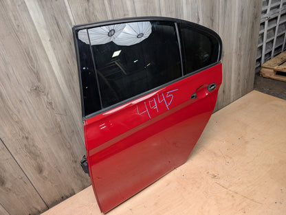 OEM BMW F30 F80 328 330 335 340 M3 Rear Left Driver Door Shell Panel Red A75 MELBOURNEROT METALLIC (A75)