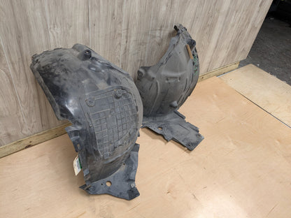 15-20 OEM Mercedes W205 Front Right Passenger Fender Liner Splash Shield SET