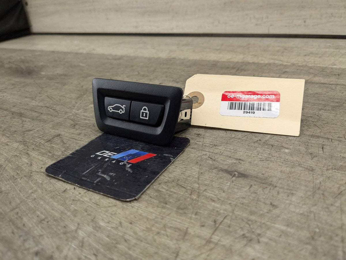 OEM BMW G12 F36 F10 F07 M5 F06 M6 F01 F02 Rear Trunk Lid Center Lock Switch