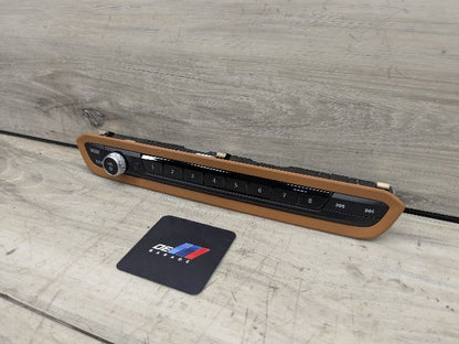 OEM BMW G20 G22 G23 G80 G82 G83 Control Panel Radio Media Buttons Control BROWN