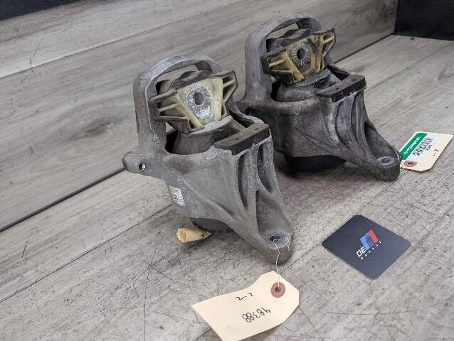 17-19 OEM AUDI A4 B9 Left Right Driver Passenger Motor Engine Mount Bracket PAIR