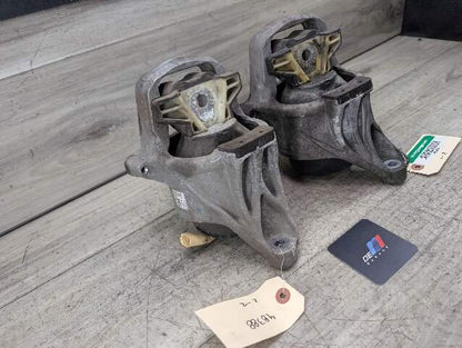 17-19 OEM AUDI A4 B9 Left Right Driver Passenger Motor Engine Mount Bracket PAIR
