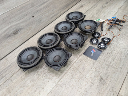 2015 BMW X3 F25 Speakers SET 9209185 11-17 OEM BMW F25 X3 Stereo Audio Speakers Tweeters Subwoofers Top HiFi SET OEM