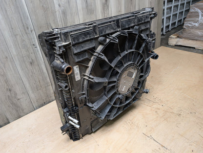 2019-2026 BMW X5 G05 Radiator Cooling Condenser Fan Shroud Assembly SET 8655762