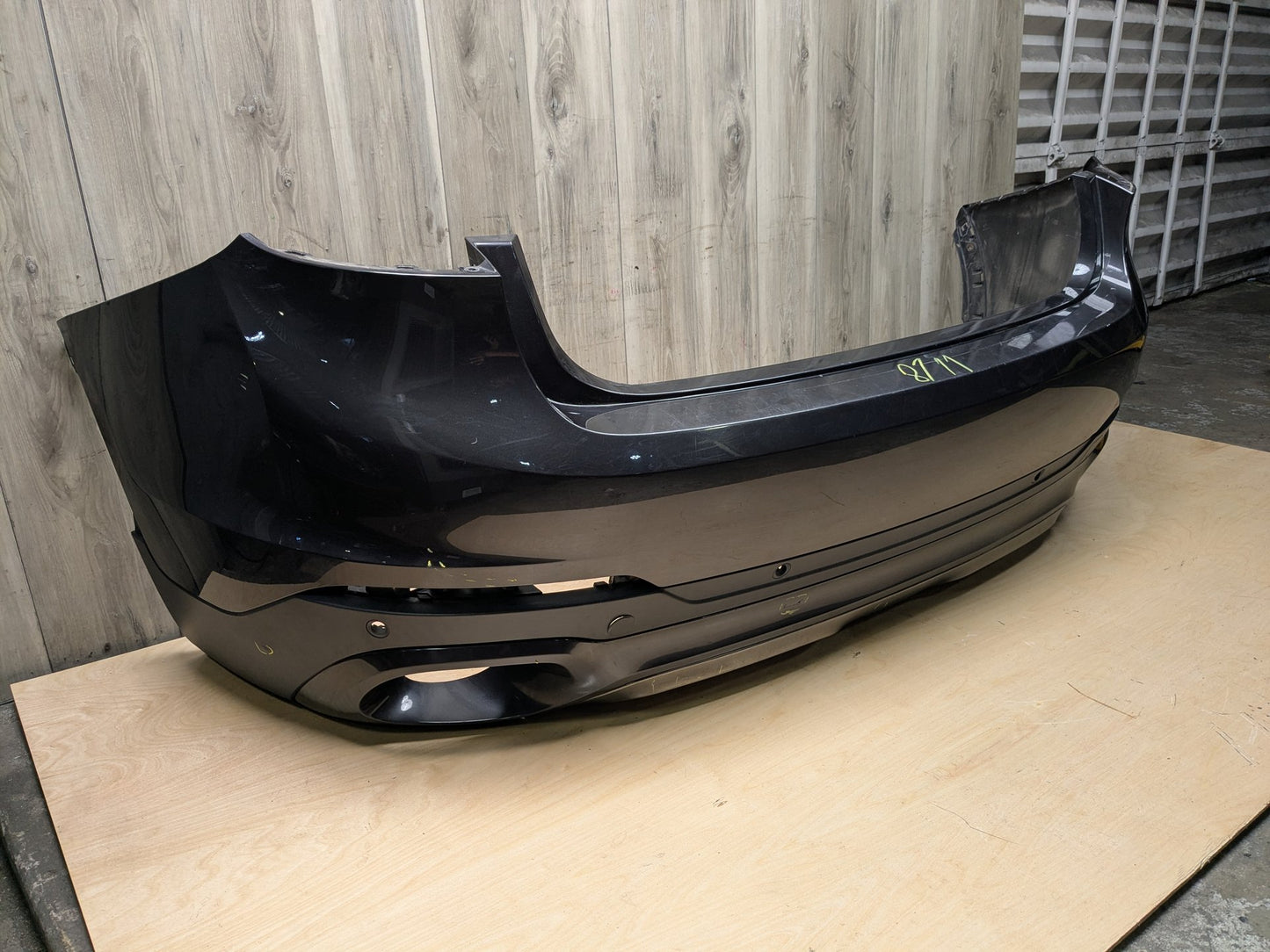 *15-19 OEM BMW F16 X6 Engine N55 Rear Bumper Cover Panel Assembly Gray A90 SOPHISTOGRAU BRILLANTEFFEKT METALLI (A90)